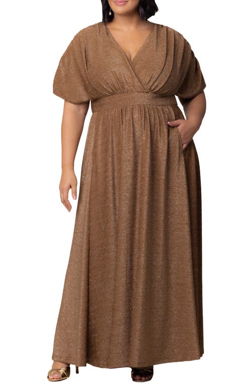 Kiyonna Kiyonna Geneva Metallic Gown