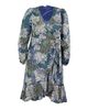 Kiyonna Women's Julia Asymmetric Wrap Midi-Dress - 1
