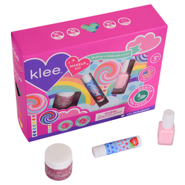 Klee Naturals Klee Naturals Spinning Pink- Kids' 3-PC Makeup Kit 