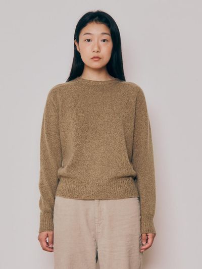 KNITLY [Women] Super Fine Wool Melange Wholegarment Knit