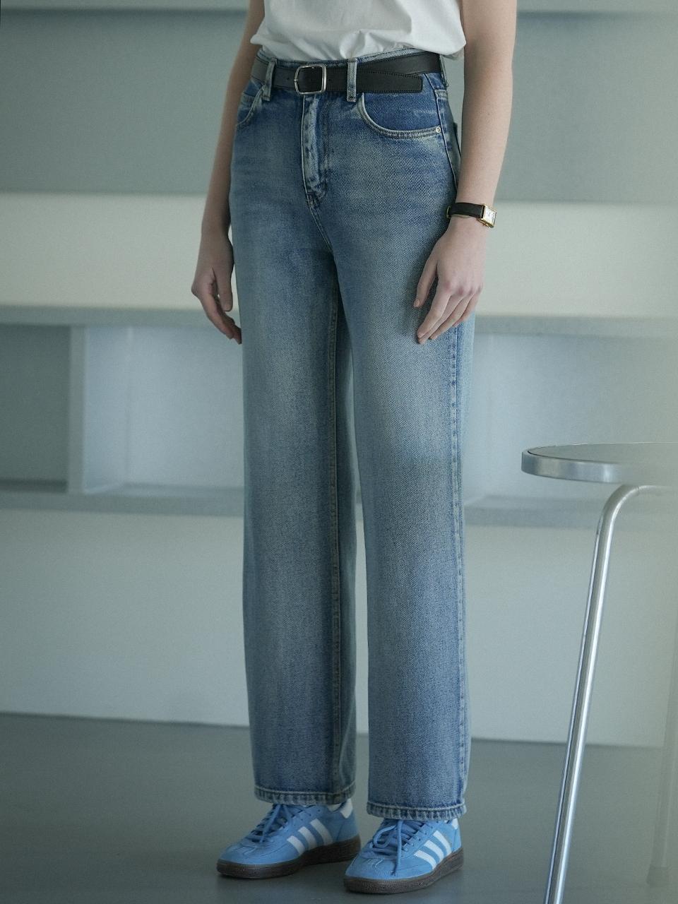KNOWN BETTER Better Signature Washing Denim Pants_Blue
