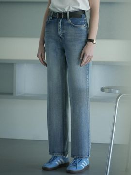 KNOWN BETTER Better Signature Washing Denim Pants_Blue