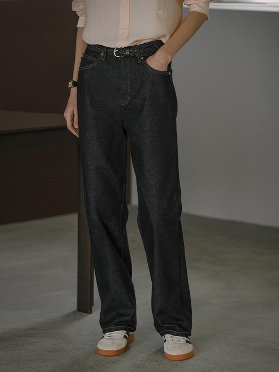 KNOWN BETTER Straight Fit Non Faded Jeans - Indigo