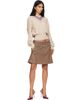 KNWLS KNWLS Beige CC Miniskirt - 4
