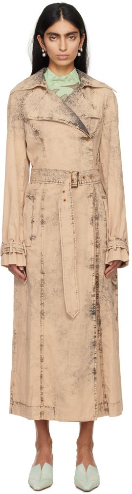 KNWLS KNWLS Beige Issa Trench Coat