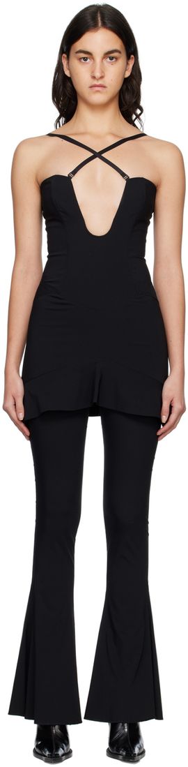 KNWLS KNWLS Black Dip Minidress