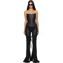 KNWLS KNWLS Black Veil Leather Chaps & Corset