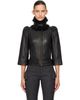 KNWLS KNWLS Black Victoria Collar Leather Jacket - 1