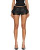 KNWLS KNWLS Black Victoria Leather Shorts - 1