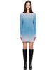 KNWLS KNWLS Blue Ace Longsleeve Minidress - 1
