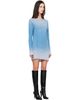 KNWLS KNWLS Blue Ace Longsleeve Minidress - 2