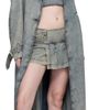 KNWLS KNWLS Blue Pleated Miniskirt - 4