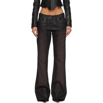KNWLS KNWLS Brown Alice Gloss Jeans