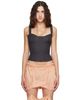 KNWLS KNWLS Gray Victoria Corset - 1
