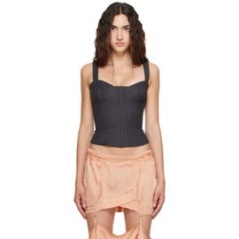 KNWLS KNWLS Gray Victoria Corset