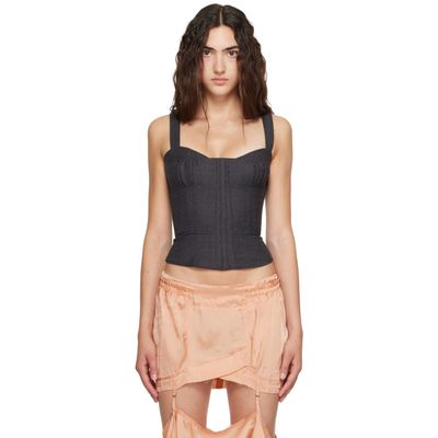 KNWLS KNWLS Gray Victoria Corset