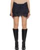 KNWLS KNWLS Navy Sable Miniskirt - 1