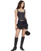 KNWLS KNWLS Navy Sable Miniskirt - 4