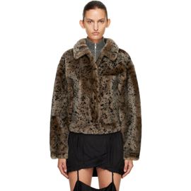 KNWLS KNWLS SSENSE Exclusive Beige Ares Reversible Shearling Coat
