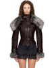 KNWLS KNWLS SSENSE Exclusive Brown Smk Leather Jacket - 1