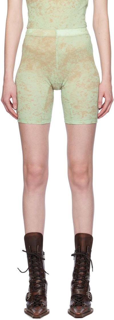 KNWLS KNWLS SSENSE Exclusive Green Turbo Shorts