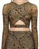 KNWLS KNWLS Tan Anti Cross Over Blouse - 1