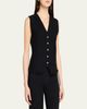 Kobi Halperin Anya Fringe-Hem Knit Vest - 4