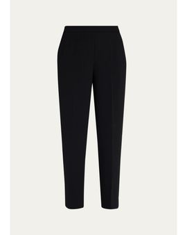 Kobi Halperin Aubree Tapered Crepe Ankle Pants