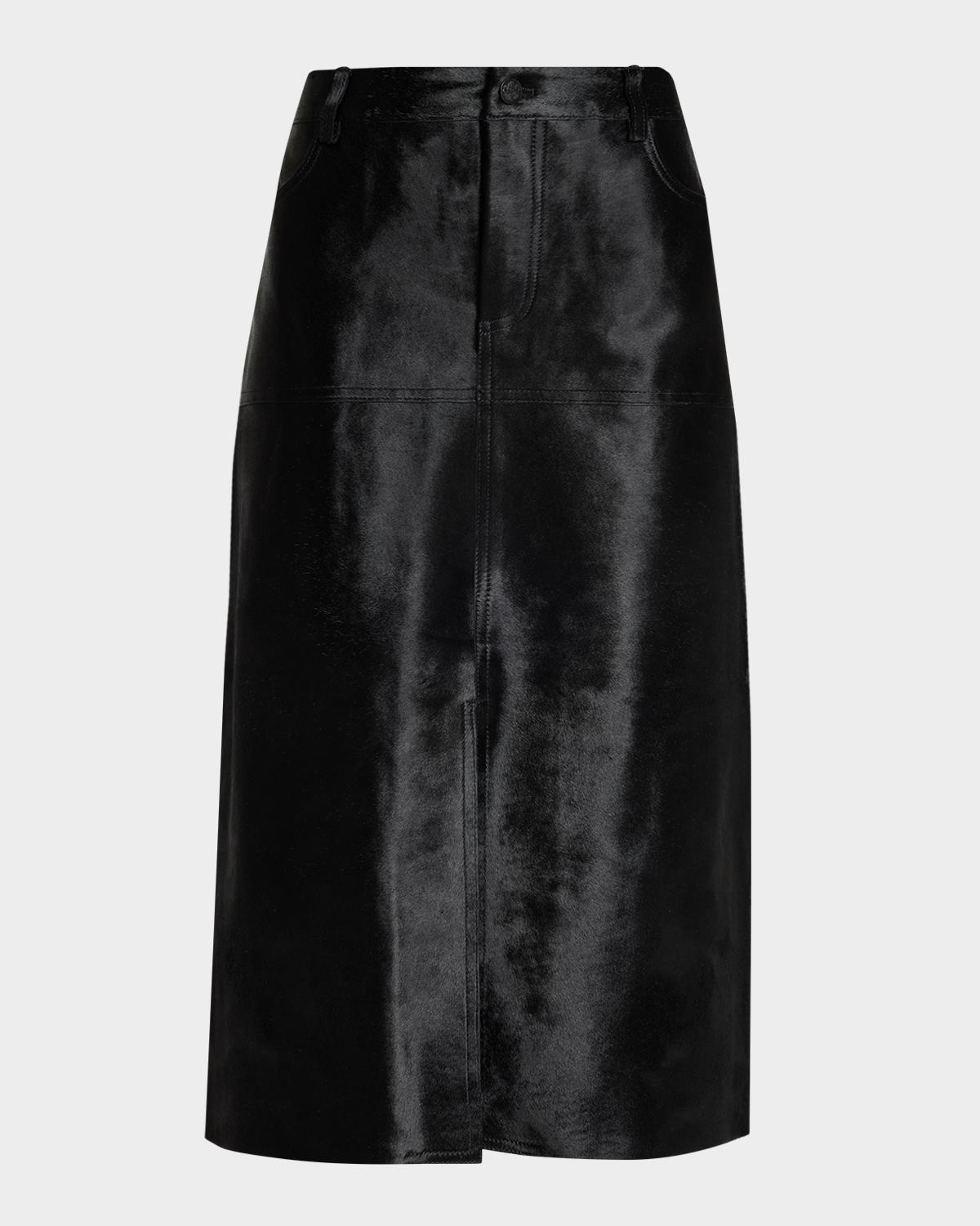 Kobi Halperin Cindy Calf Hair Pencil Skirt