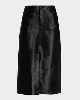 Kobi Halperin Cindy Calf Hair Pencil Skirt