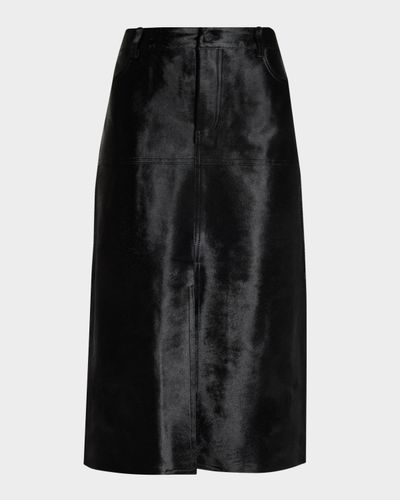 Kobi Halperin Cindy Calf Hair Pencil Skirt