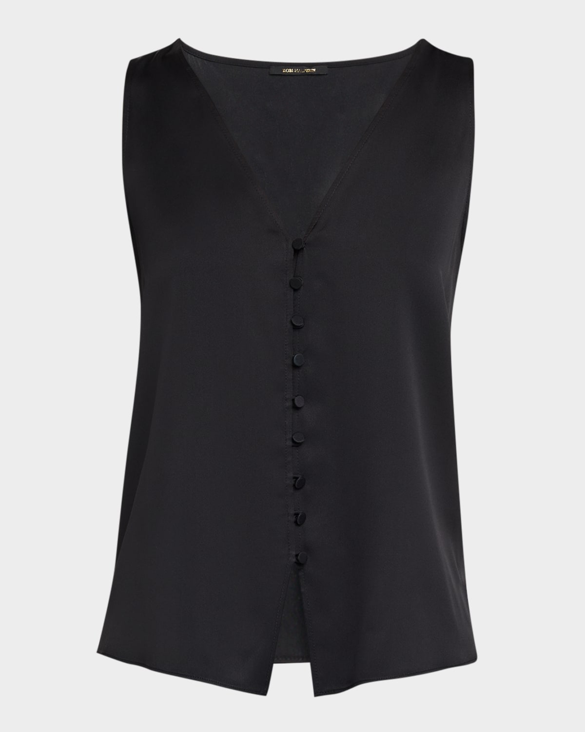 Kobi Halperin Colette Silk-Blend Sleeveless Blouse