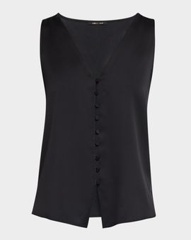 Kobi Halperin Colette Silk-Blend Sleeveless Blouse