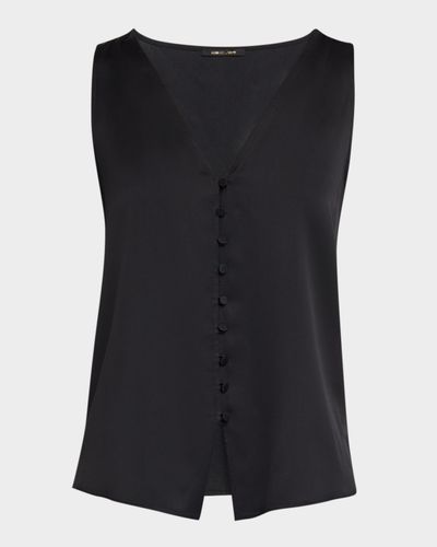 Kobi Halperin Colette Silk-Blend Sleeveless Blouse