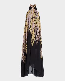 Kobi Halperin Daria Floral Halter Maxi Dress