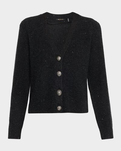 Kobi Halperin Eddie Sequin Rib Knit Sweater