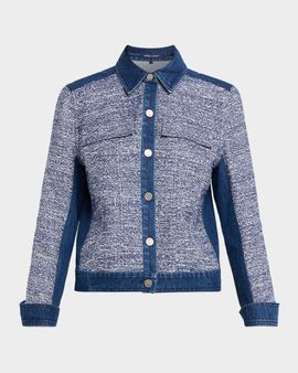 Kobi Halperin Gracie Textured Denim Jacket