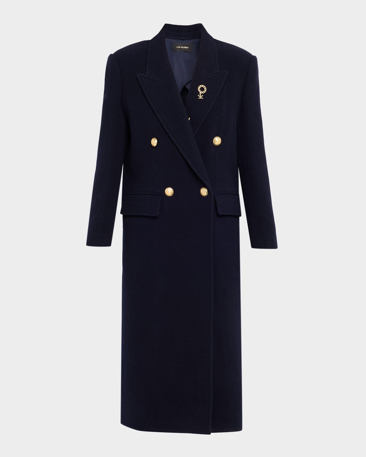 Kobi Halperin Grayson Double-Breasted Long Wool Coat