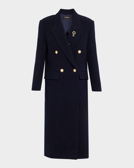 Kobi Halperin Grayson Double-Breasted Long Wool Coat