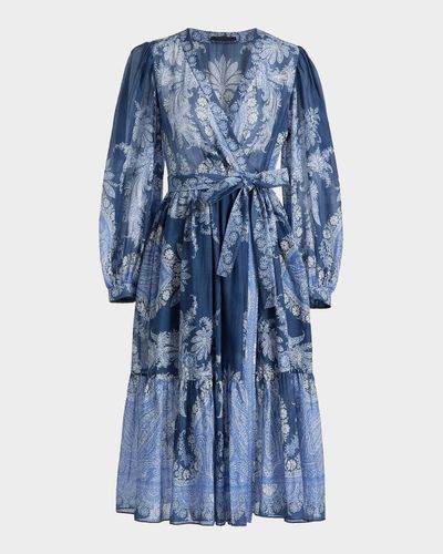 Kobi Halperin Kai Printed Cotton-Silk Midi Dress