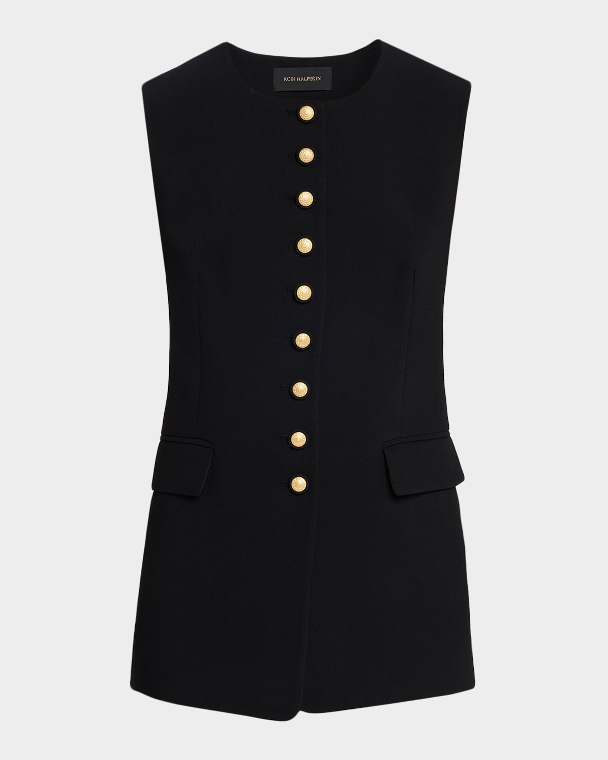 Kobi Halperin Kim Slim Button-Down Vest