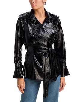 Kobi Halperin Kobi Halperin Anabelle Faux Leather Belted Jacket