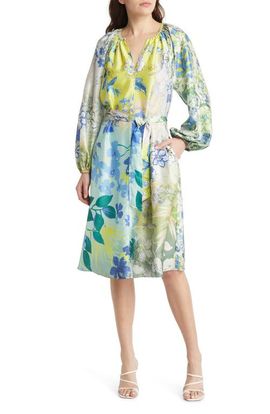 KOBI HALPERIN KOBI HALPERIN Arbor Floral Print Long Sleeve Dress