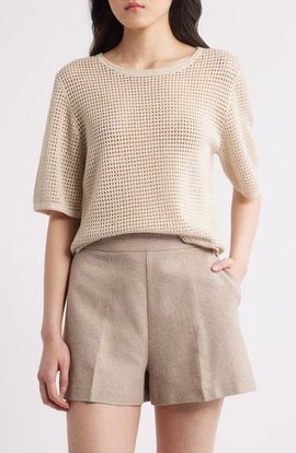 KOBI HALPERIN KOBI HALPERIN Beck Open Stitch Sweater