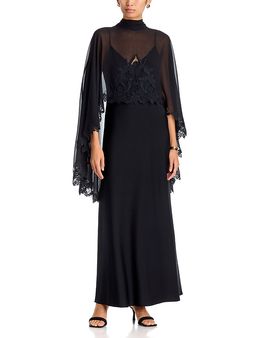 Kobi Halperin Kobi Halperin Carmen Embroidered Capelet Maxi Dress