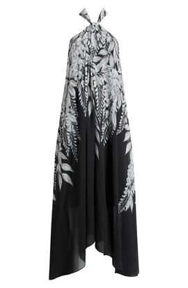 KOBI HALPERIN KOBI HALPERIN Daria Sleeveless Handkerchief Hem Maxi Dress