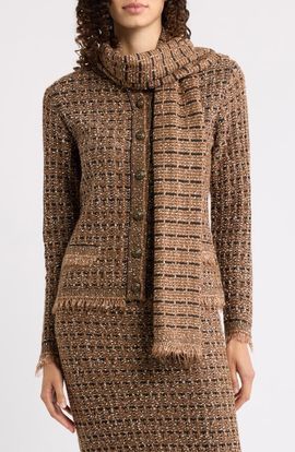 KOBI HALPERIN KOBI HALPERIN Fay Scarf Detail Cardigan