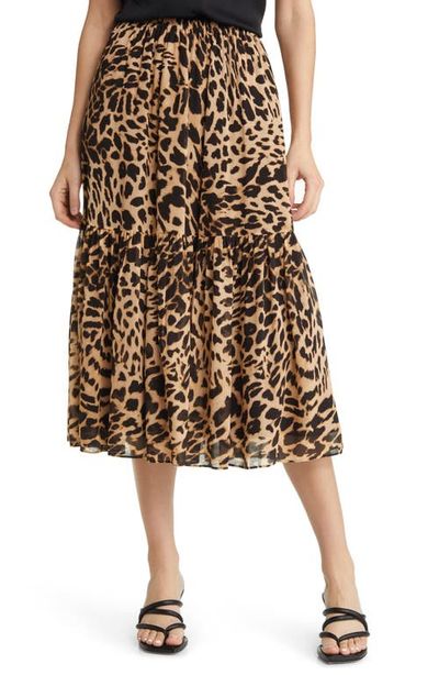 KOBI HALPERIN KOBI HALPERIN Flora Tiered Midi Skirt