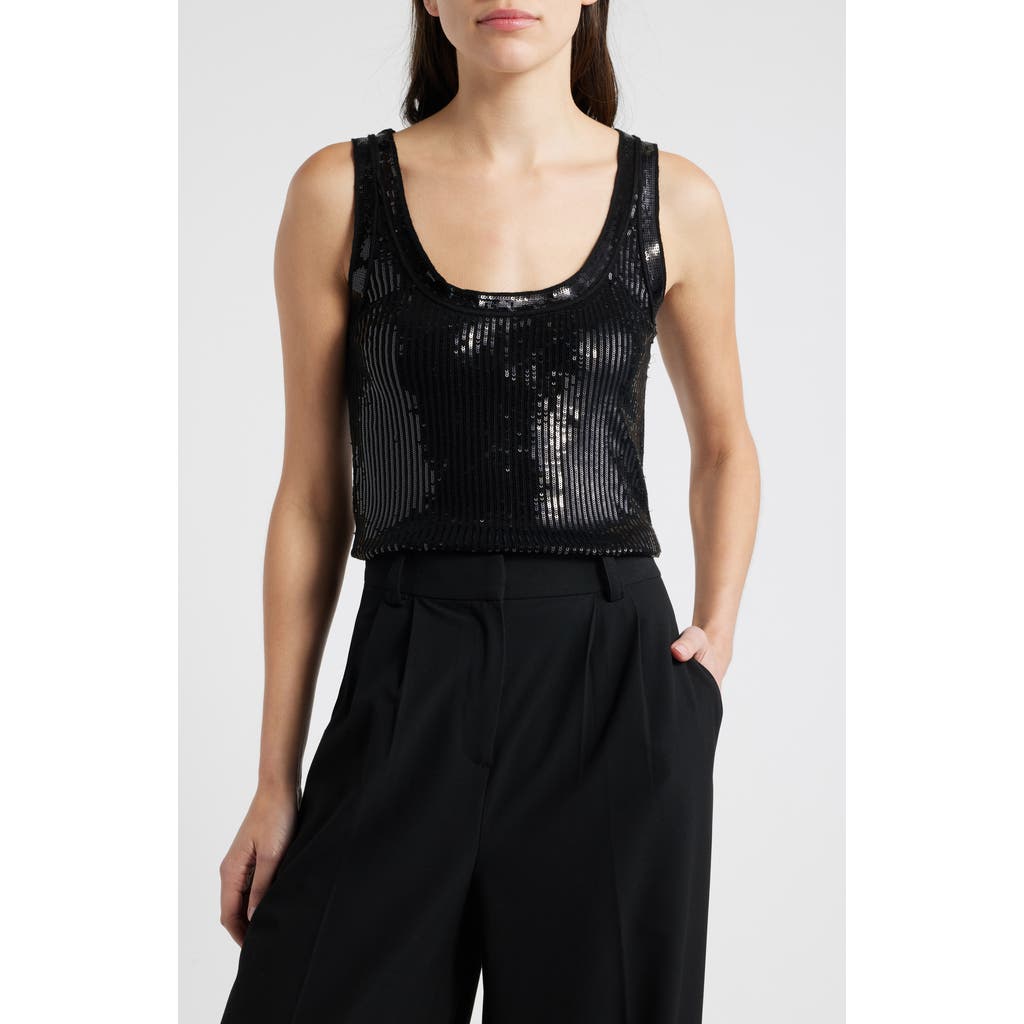 KOBI HALPERIN KOBI HALPERIN Isla Sequin Wool Tank Sweater