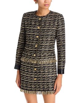 Kobi Halperin Kobi Halperin Jordan Fringe Trim Jacket